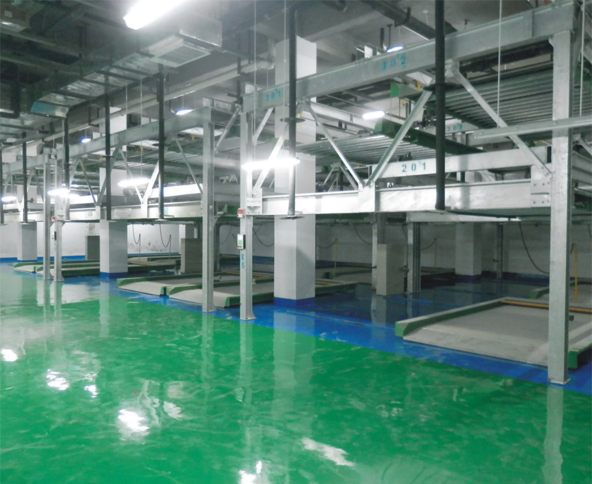 贵州省PSH3三层升降横移立体停车设备