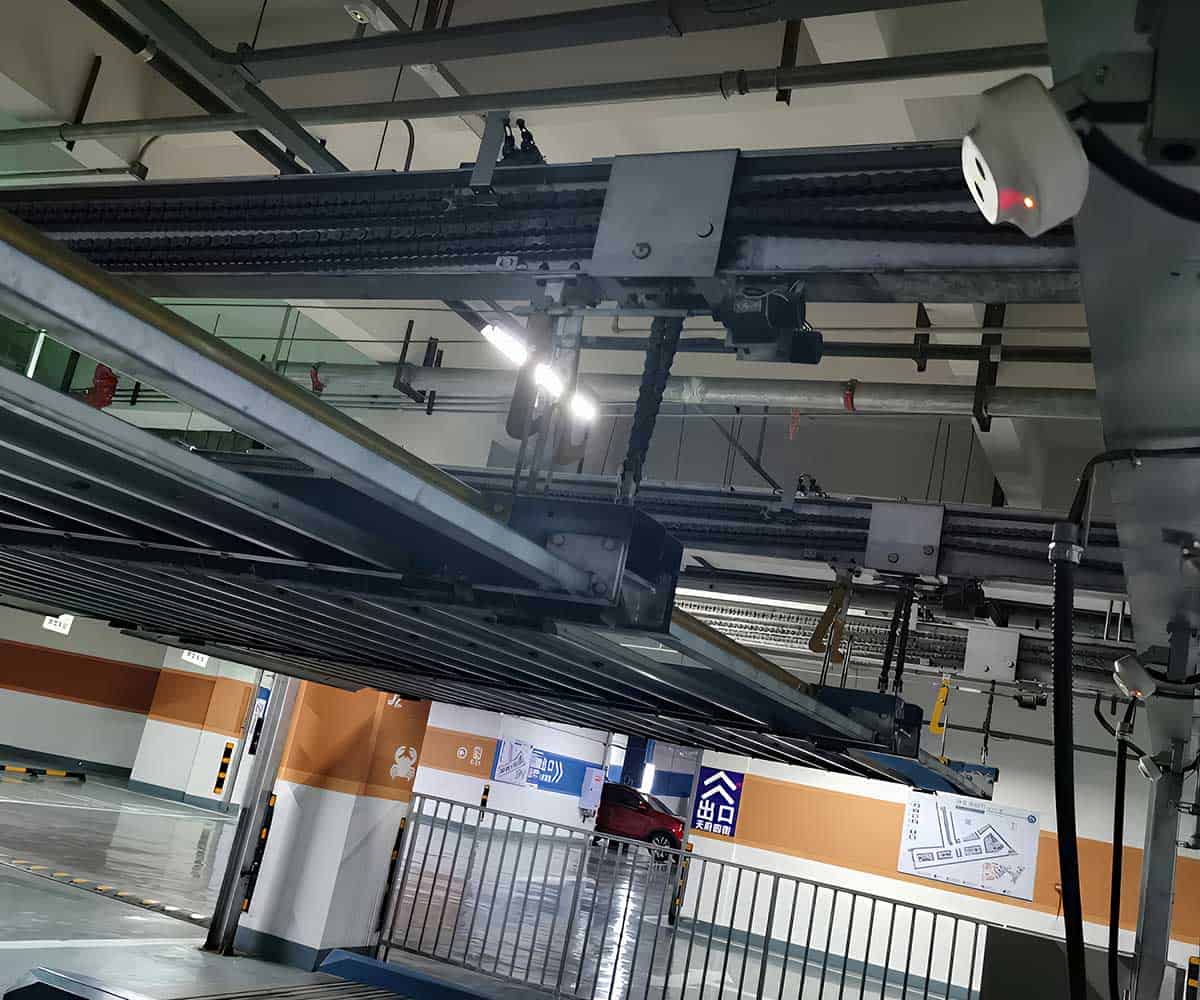 5层升降横移机械式停车位型号介绍及应用